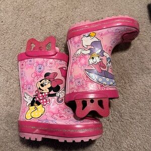 Disney Minnie Mouse Pink and Purple Kids Boots